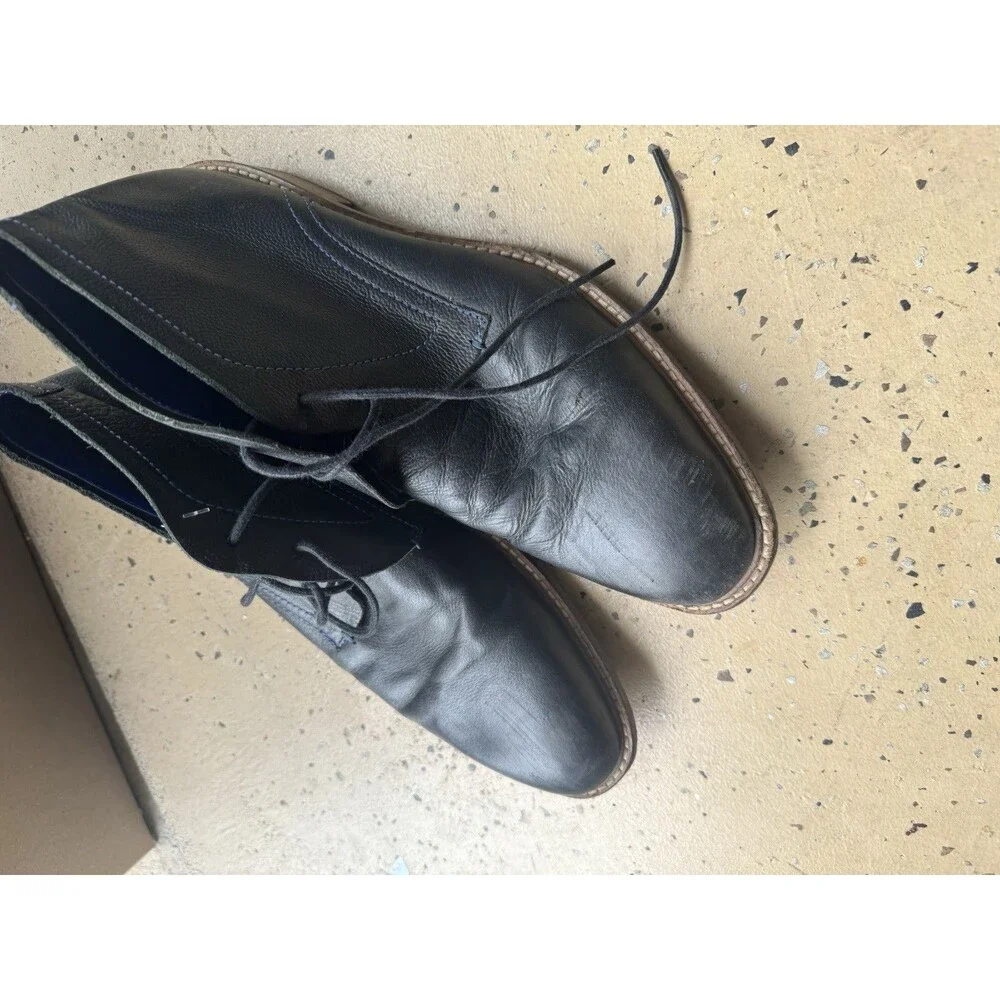 Ted Baker London 10 Black Leather Torsdi 2 FD05450 Shoes